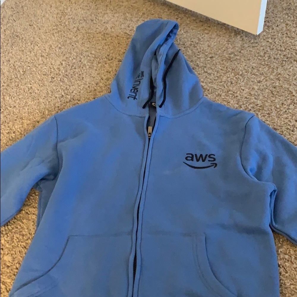 AWS large zip hoodie